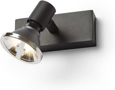 Strahler trica i Wandleuchte schwarz 230V GU10 25W