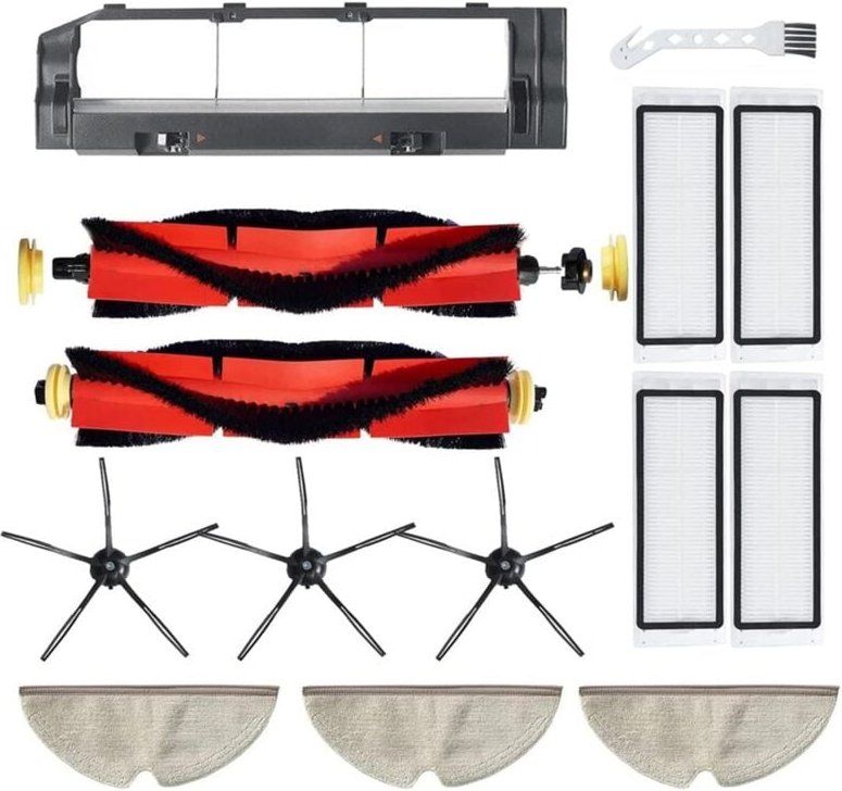 Für S6 MaxV Pure Hauptseitenbürstenfilter Mopptuch