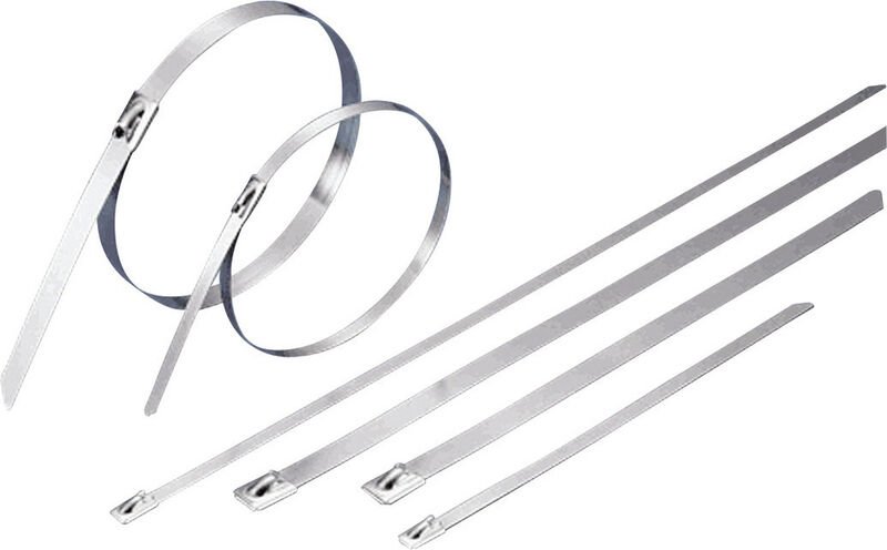 1592824 TC-BCT-127203 Kabelbinder 127 mm 4.90 mm Silber 1 St. - Tru Components