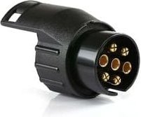 Thumbnail - Ersandy - Anhängersteckdosenadapter, universelles Zubehör, wasserdichter 7-poliger auf 13-poliger Anhängerkupplungsadapt...