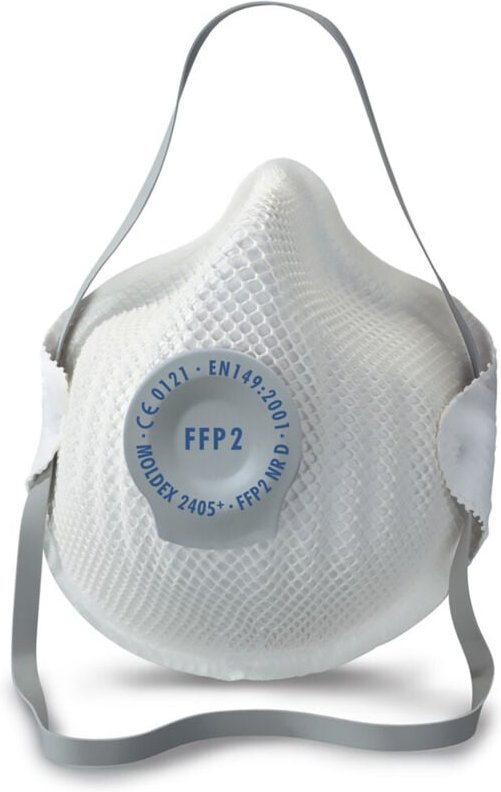 Moldex - Atemschutzmaske FFP2 nr d mit Klimaventil Klassiker 20 Stk