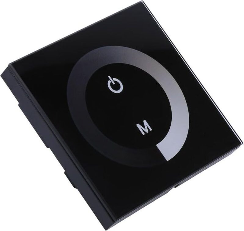 LED-Dimmschalter, vollflächiger Touchscreen-Controller DC (schwarz)