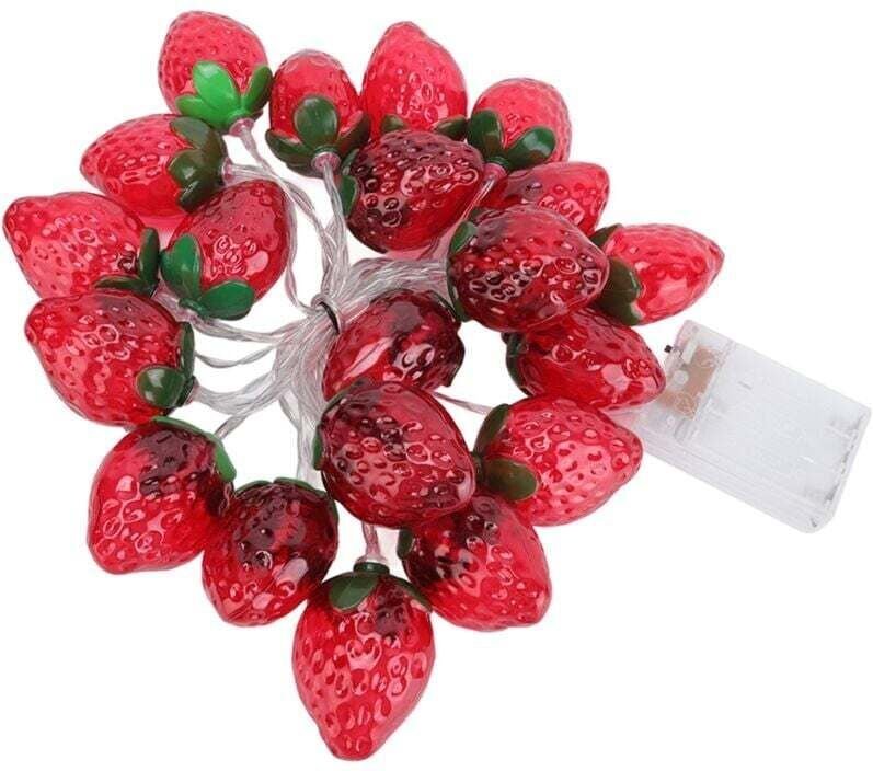 3 m 20 LED-Lichterkette mit Obst-Motiv, batteriebetrieben, für Weihnachtsfeiern - Ulisem