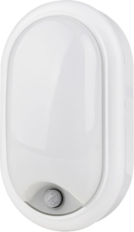 Philips LED Außenwandleuchte ProjectLine oval mit Bewegungsmelder neutralweiß Wandleuchte