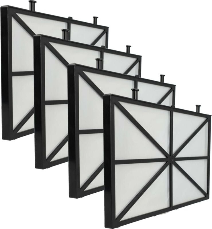 4x Filterpad kompatibel mit Dolphin sf 40, M200, sf 50, LR6 Poolsauger, Poolroboter - Feinfilter, 26,5 x 15,8 x 1,1 cm -...