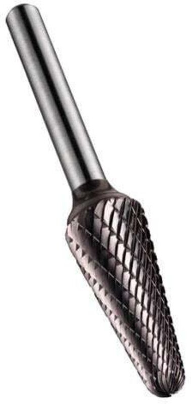 Frässtift KEL Ø 12.7 Kopflänge 32 mm Schaft-Ø 6 HM TiAlN Verzahnung Kreuz