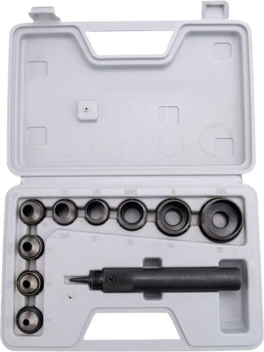 10Pcs Heavy Duty Hohl Punch Kit Set Dichtung Leder Gummi Stanzen Diy Leathercraft Perforieren Werkzeuge Herramientas Par...