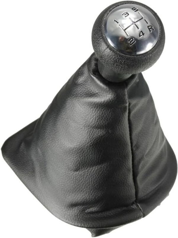 KZQ - Schaltknauf Kompatibel mit Peugeot für 106 107 205 206 207 306 307 308 5-Gang-Auto-Schaltknaufhebelmanschette