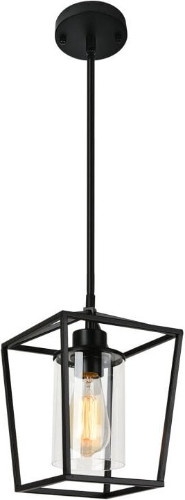 Industrial Vintage Hängelampe Metall Glas Pendelleuchte mit E27 Fassung Kreative Kronleuchter - c