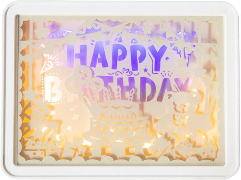 3D-Papierschnitzerei, DIY-Nachtlicht, Valentinstagsgeschenk, kreatives besonderes Geschenk für Freundinnen, Klassenkamer...