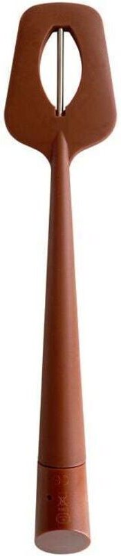 Tragbares Silikon-Spatelthermometer mit Löffel, langem Spatel und digitaler Anzeige – Lebensmittelthermometer für Schoko...