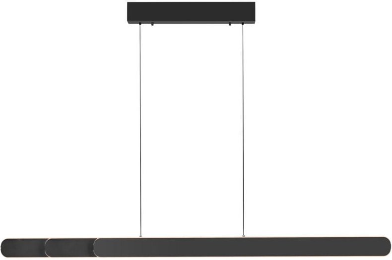 Paul Neuhaus Adrianarou Bar Pendel Deckenleuchte Schwarz 2x 24W LED 2700-5000K Dimmbar