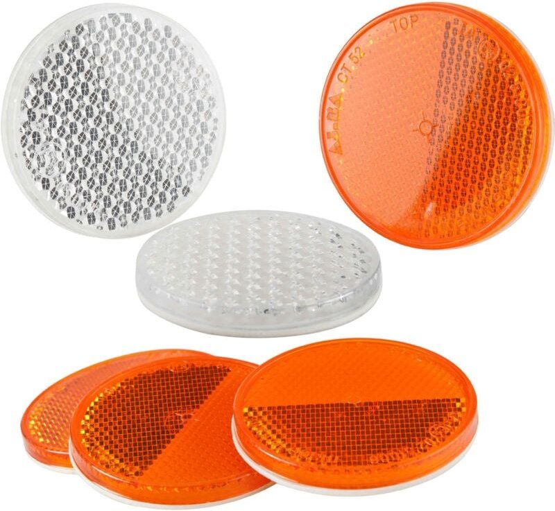 Maxter - Runder reflektor Durchmesser 54 mm 6 Stück