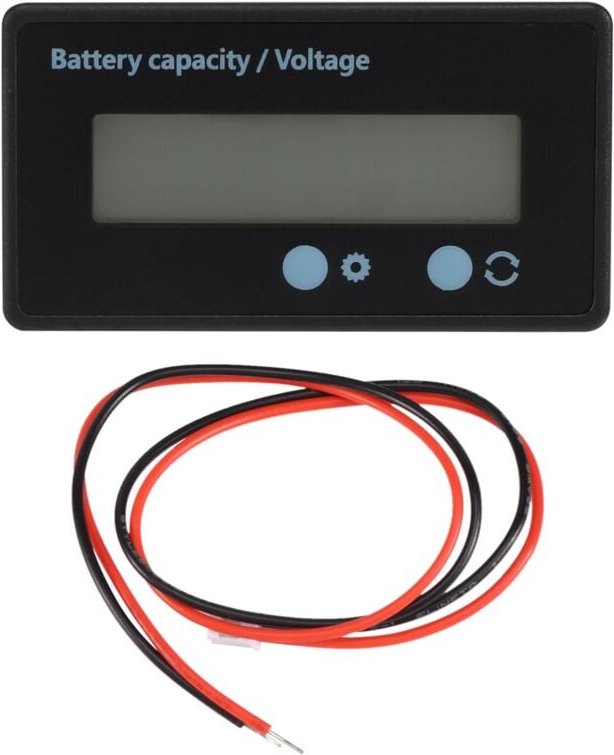 LCD-Tester-Monitor-Messgerät, 12 V/24 V/36 V/48 v Blei-Säure-Batterie-Statusanzeige, Lithium-Batterie-Kapazitätsspannung...