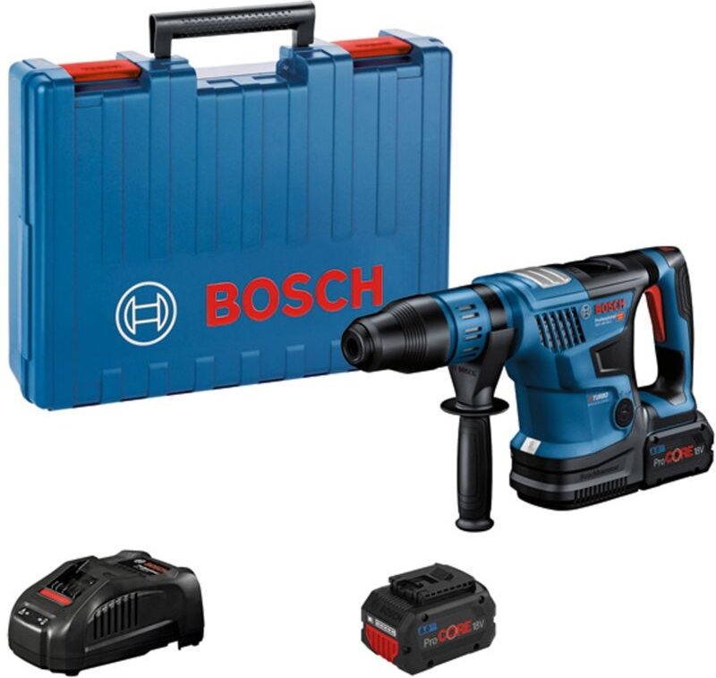 Bosch Akku-Bohrhammer biturbo gbh 18V-36 c mit 2x 8,0Ah Akkus + Lader im Koffer