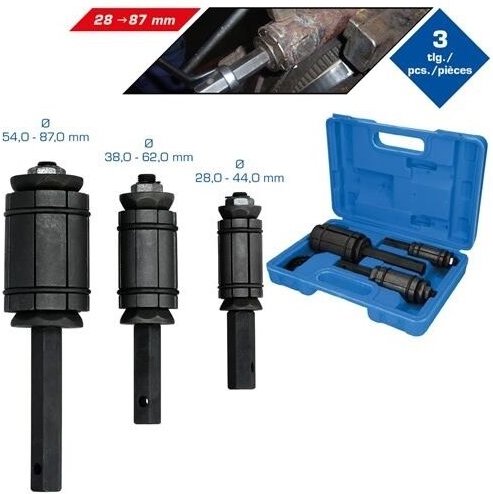 Brilliant Tools BT601060 Auspuffrohrformer-Satz, 3-tlg