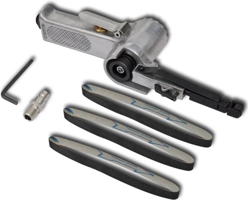 Druckluft Bandschleifer mit 3 Bänder Vidaxl