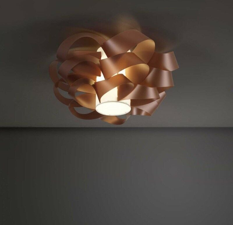 Linea Zero - cloud Kupfer-Deckenlampe mit zwei Lichtern Durchmesser 75x h36 cm