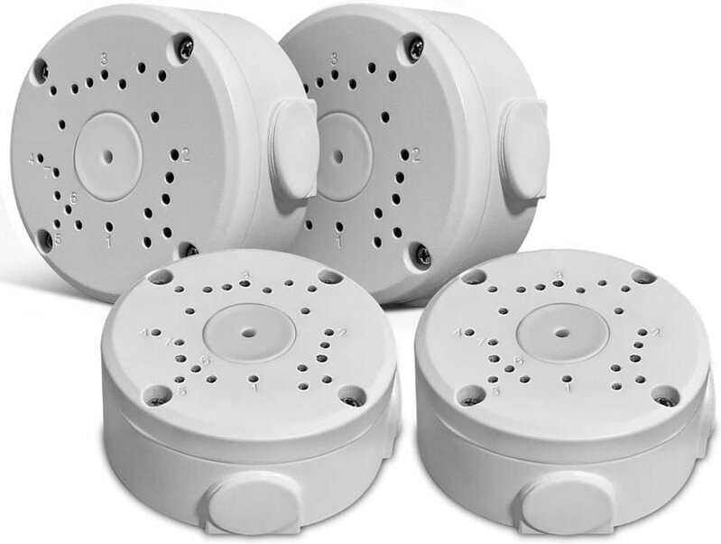 Ontway - 4er-Pack wasserdichte Anschlussdosen für Überwachungskameras