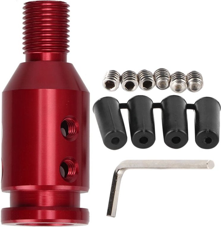 Zoternen - Universal-Auto-Schaltknauf-Adapter für Schalthebel ohne Gewinde 12 x 1,25