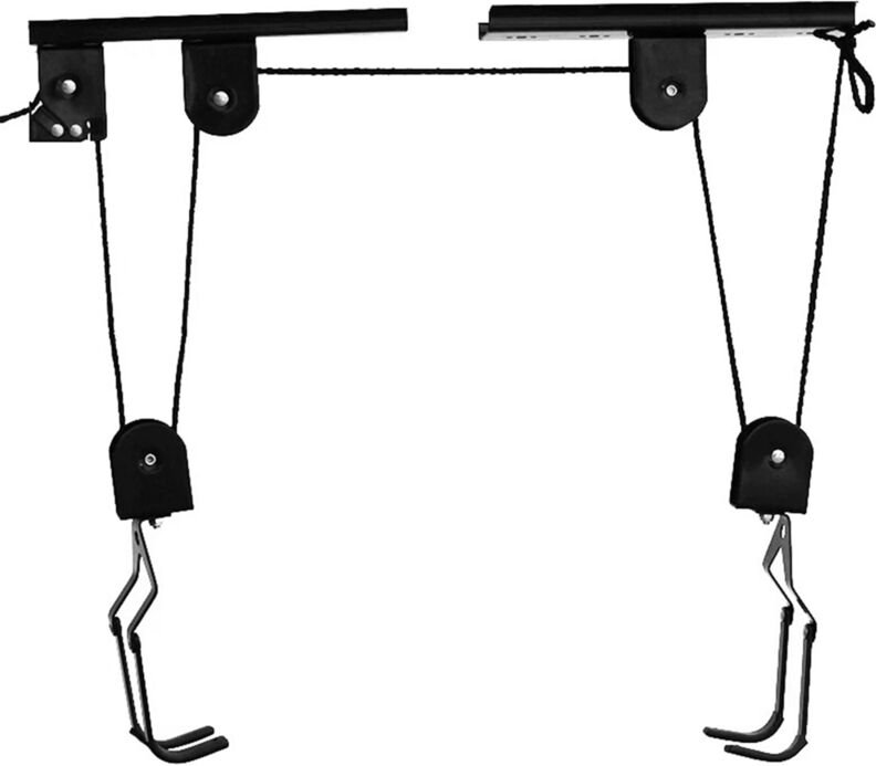 Fahrradhebevorrichtung, Garagenaufbewahrung, Fahrradhebe-Riemenscheibensystem mit 60-kg-Lager, Decken-Fahrradträger, rob...