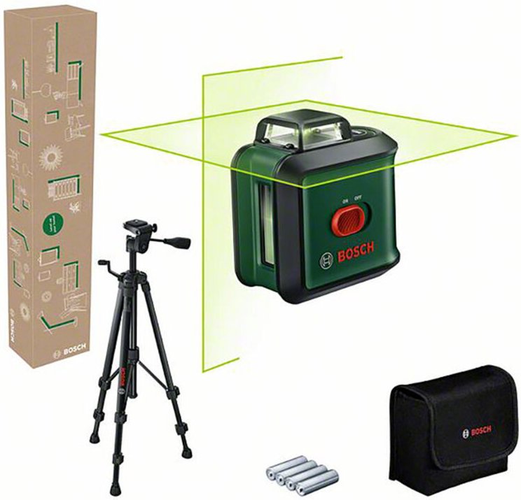 Bosch - diy UniversalLevel 360 Kreuzlinien-Laser Set (0603663EZ1)