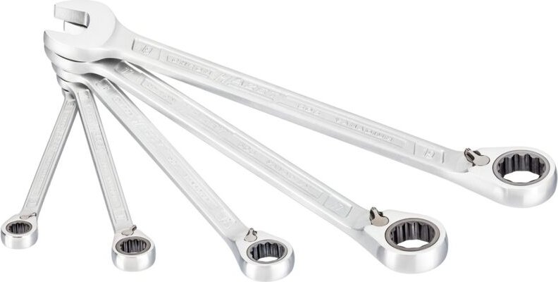 Ks Tools Hazet Knarren Ring-Maulschlüssel Satz, Außen-Doppel-Sechskant-Tractionsprofil, 8 - 19, Anzahl Werkzeuge: 5, Art...