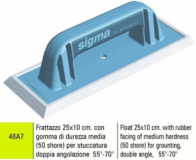 Sigma - fugbrett 25X10 cm 48A7 mit gummi zum verfugen doppelwinkel 55€ - 70€