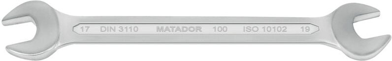 Matador - 01001719 Doppel-Maulschlüssel Schlüsselweite (Metrisch) 17 - 19 mm