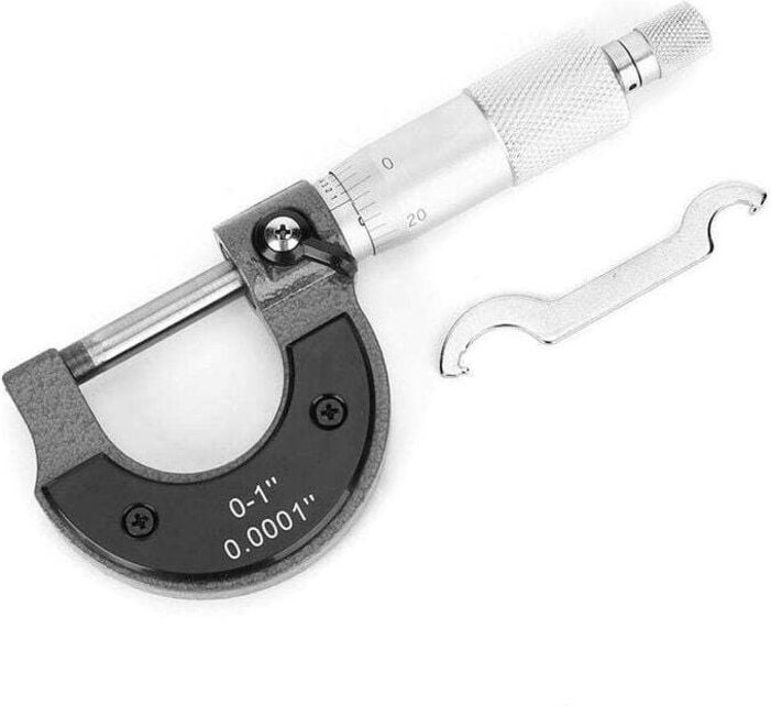 Außenmikrometer 0-25 mm, 0,01 mm Auflösung (metrisch),