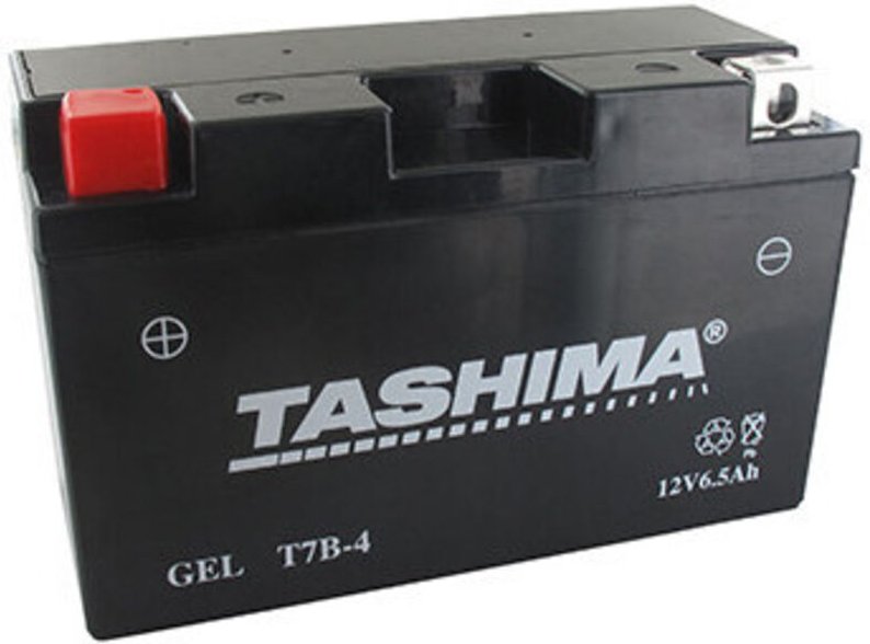 Versiegelte Blei-Batterie 12V Gel/AGM, 6,5A. L: 150, B: 65, H: 90mm, links. - Batterie vor Auslieferung mit Säure zu fül...