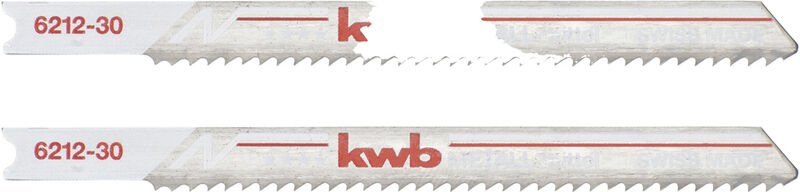 kwb 621230 Stichsägeblätter, Metallbearbeitung, Bi-Metall, 2 x mittel 2 St.