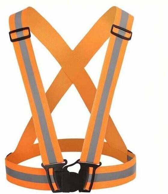 Warnweste mit hoher Sichtbarkeit, Warnweste mit hoher Sichtbarkeit, verstellbarer elastischer Sicherheitswestengurt, pas...