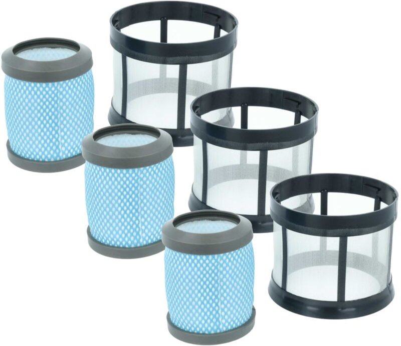 vhbw 3x Vormotor-Filter, 3x Nachmotor-Filter kompatibel mit Vax Cordless SlimVac VX50, VX52, VX51, VX58, VX53 Staubsauge...