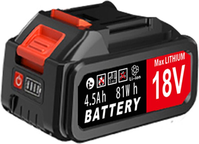 INNOPOWER 18V Lithium-Ionen-Akkus, 4,5 Ah Geeignet für kabellose Elektrowerkzeuge, die mit Makita-Schnittstellen kompati...