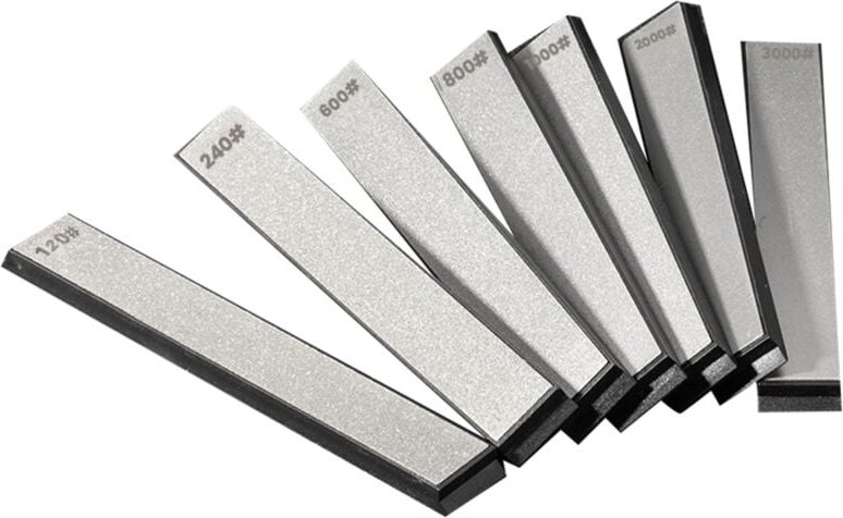 7-Teiliger Diamant-Schleifstein-Messerschärfer für Rx008 Messerschärferstein 120 240 600 800 1000 2000 3000 Set