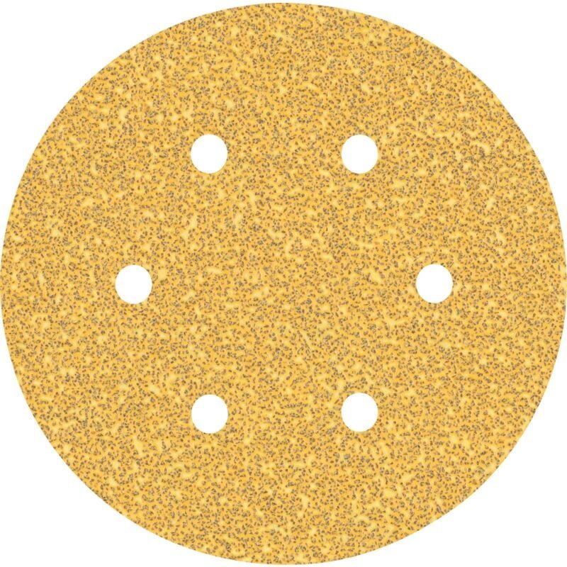 Expert C470 Schleifpapier mit 6 Löchern für Exzenterschleifer, 150 mm, g 40, 5 Stück - Bosch