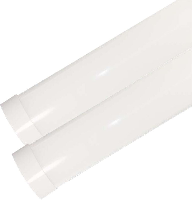 Thumbnail - Prismatische LED-Lichtleiste Samsung 120lm/w IP20 Weiß 40W 4800 Lumen 6500K 120CM 2 Stück/Pack