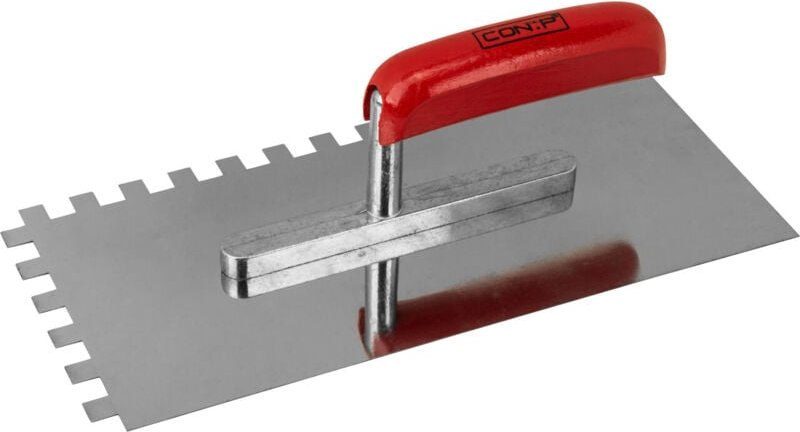 Zahnglättekelle 280 x 130 mm, Zahnung 10 x 10 mm rostfrei Fliesenwerkzeug