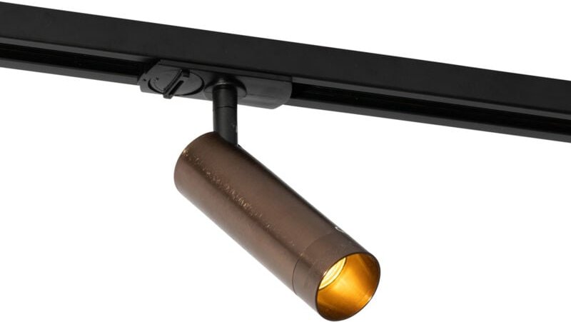 Moderner Spot Dunkelbronze für 1-phasiges Schienensystem 35mm - Iconic Jeana Luxe