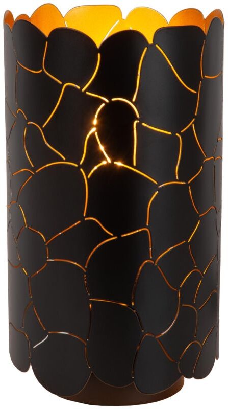 Lucide ALMELO - Tischlampe - Ø 15 cm - 1xE27 - Schwarz