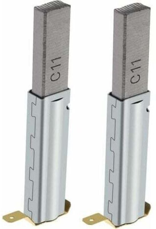 Lablanc - 2 Paar (4 Stück) Kohlebürsten als Ersatz, kompatibel mit 30/60/70/80/90 l Industriestaubsaugern, 10 mm x 6 mm ...