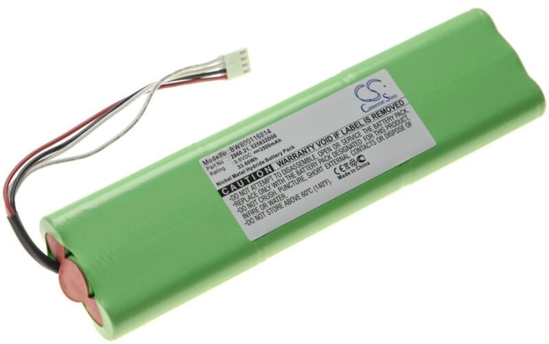 Vhbw - Akku Ersatz für aemc 2960.21, 525832D00 für Messgerät (3500 mAh, 9,6 v, NiMH)
