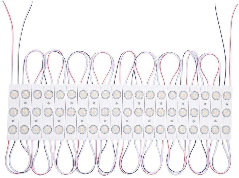Efectoled - LED-Modul 20 Einheiten 24W IP65 12V dc für Werbeschilder 2.5m 4000K Neutralweiß