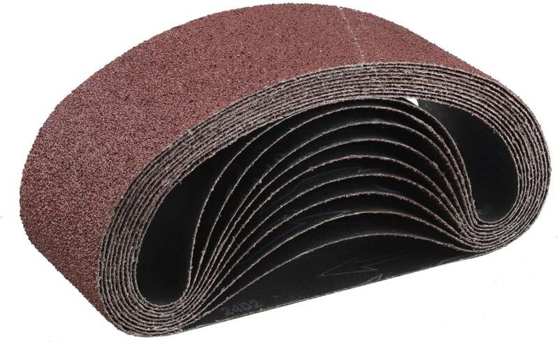 Tonchean - Schleifband 75 x 533 mm, 10er-Set Schleifbänder, Körnung 40