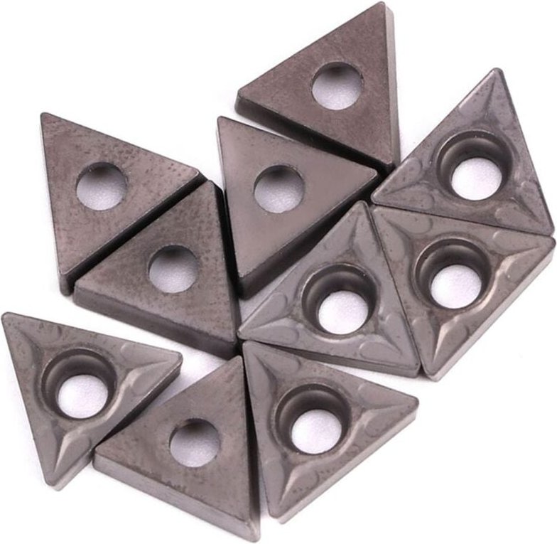 Zoternen - 10Pcs Hartmetall Wendeeinsätze, TCMT110204 VP15TF cnc Drehmaschineneinsätze zum Drehen von Drehmaschinen