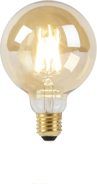 Luedd - E27 Dimm-zu-Warm-LED-Lampe G95 Gold 8W 806 lm 2000-2700K