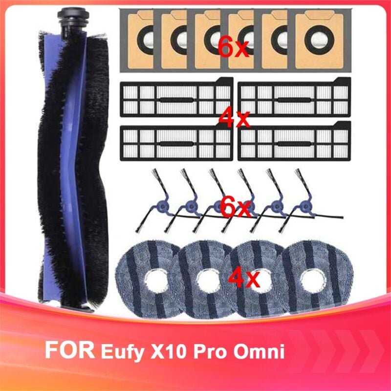 Ersatzzubehör für X10 Pro Omni Staubsaugerteile