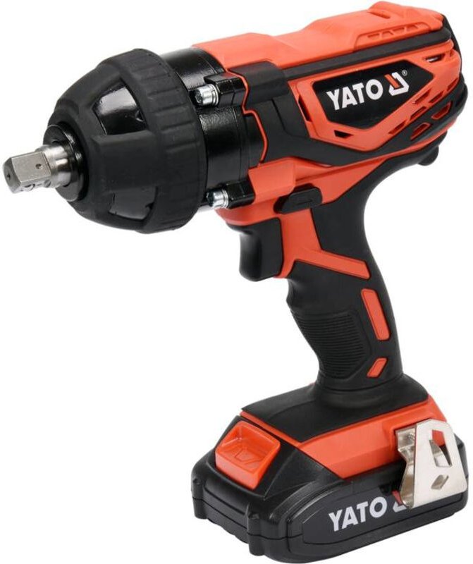 Yato YT-82804 Schraubendreher Schlagbohrer mitAkku 1/2" 2200 RPM 300 Nm Schwarz, Orange 18 V