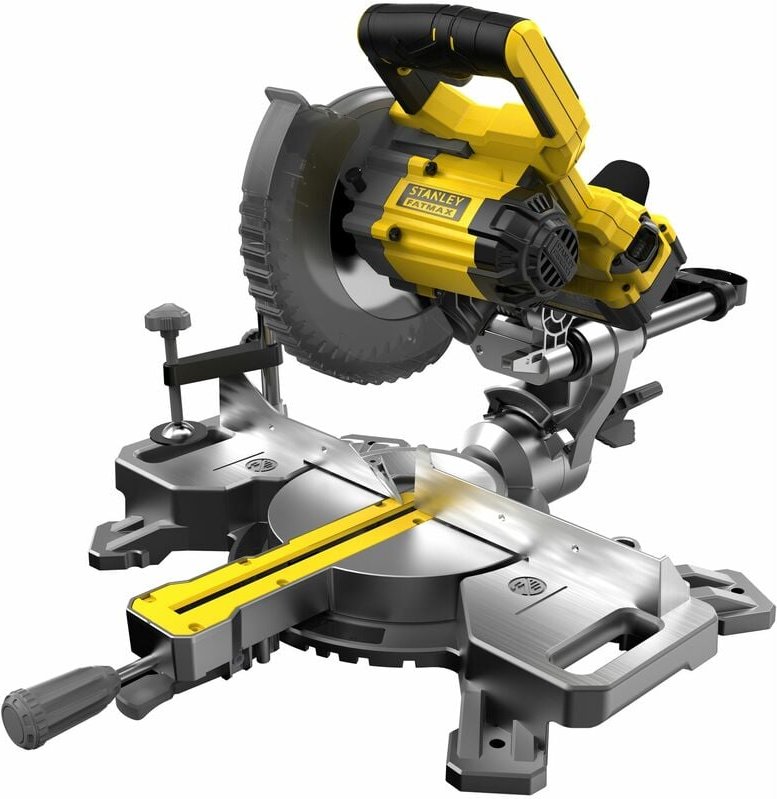 Akku-Kreissäge mit Gehrungsschnitt STANLEY FATMAX V20 SFMCS701M1-QW 190 mm mit 1 Akku 18 V 4,0 Ah 1 Sägeblatt 40 Zähne
